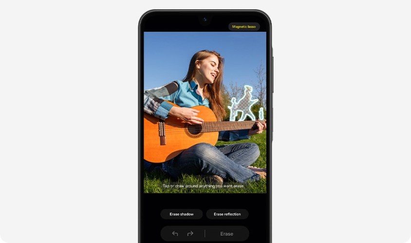 Samsung Galaxy A26 5G mazání objektů